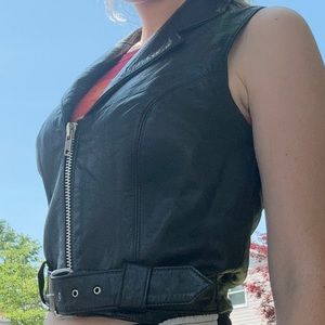 VINTAGE LEATHER VEST